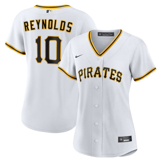 Pittsburgh Pirates Bryan Reynolds Nike Women's Home Replica Jersey - White Team Jersey Sports Fan Apparel