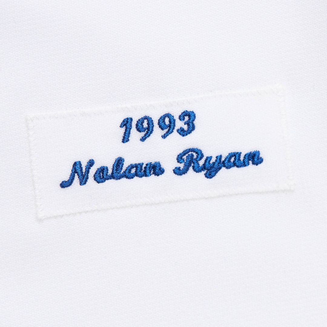 Texas Rangers Nolan Ryan Mitchell & Ness 1993 Cooperstown Authentic Jersey - White Team Jersey Sports Fan Apparel