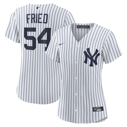 New York Yankees Max Fried Nike Women's Home Replica Player Jersey - White Team Jersey Sports Fan Apparel