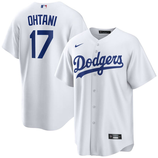 Los Angeles Dodgers Shohei Ohtani Nike Home Replica Player Jersey - White Team Jersey Sports Fan Apparel