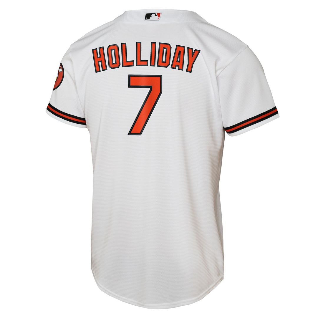 Baltimore Orioles Jackson Holliday Nike Youth Home Stadium Player Jersey - White Team Jersey Sports Fan Apparel