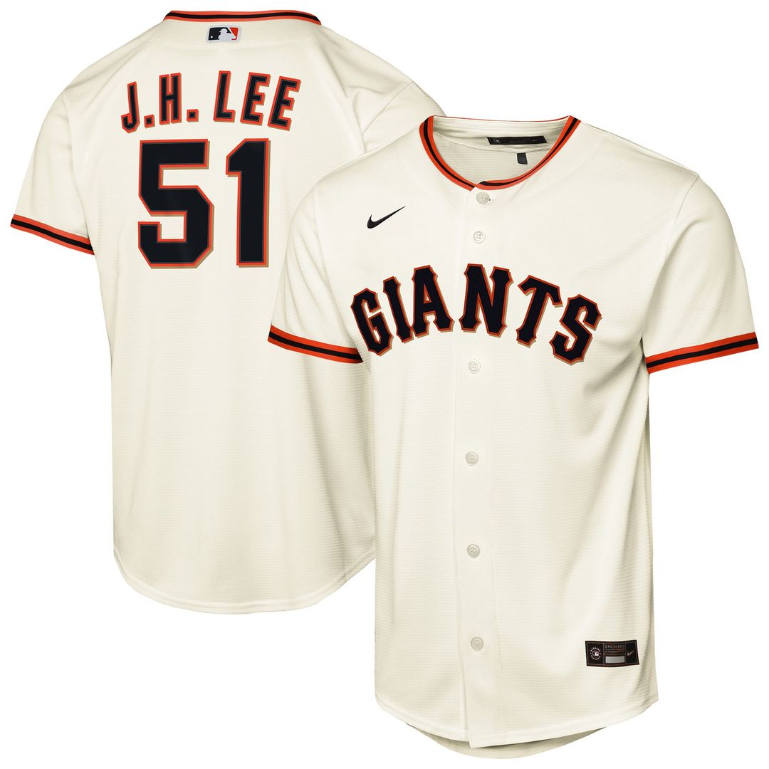 San Francisco Giants Jung Hoo Lee Nike Youth Home Replica Player Jersey - Cream Team Jersey Sports Fan Apparel