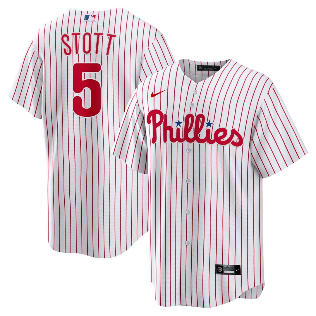 Philadelphia Phillies Bryson Stott Nike Replica Player Jersey - White Team Jersey Sports Fan Apparel