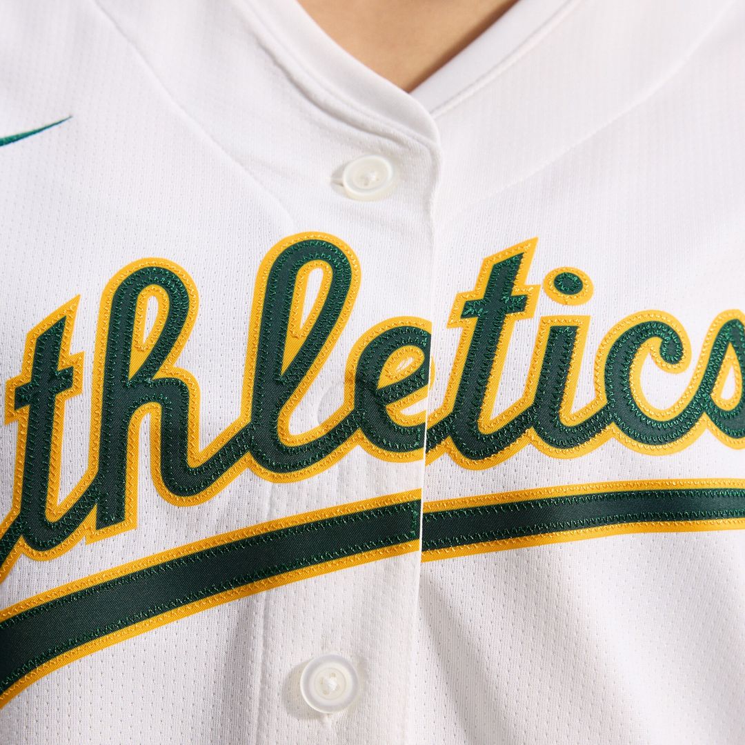 Athletics Nike Women's Home Limited Jersey - White Team Jersey Sports Fan Apparel