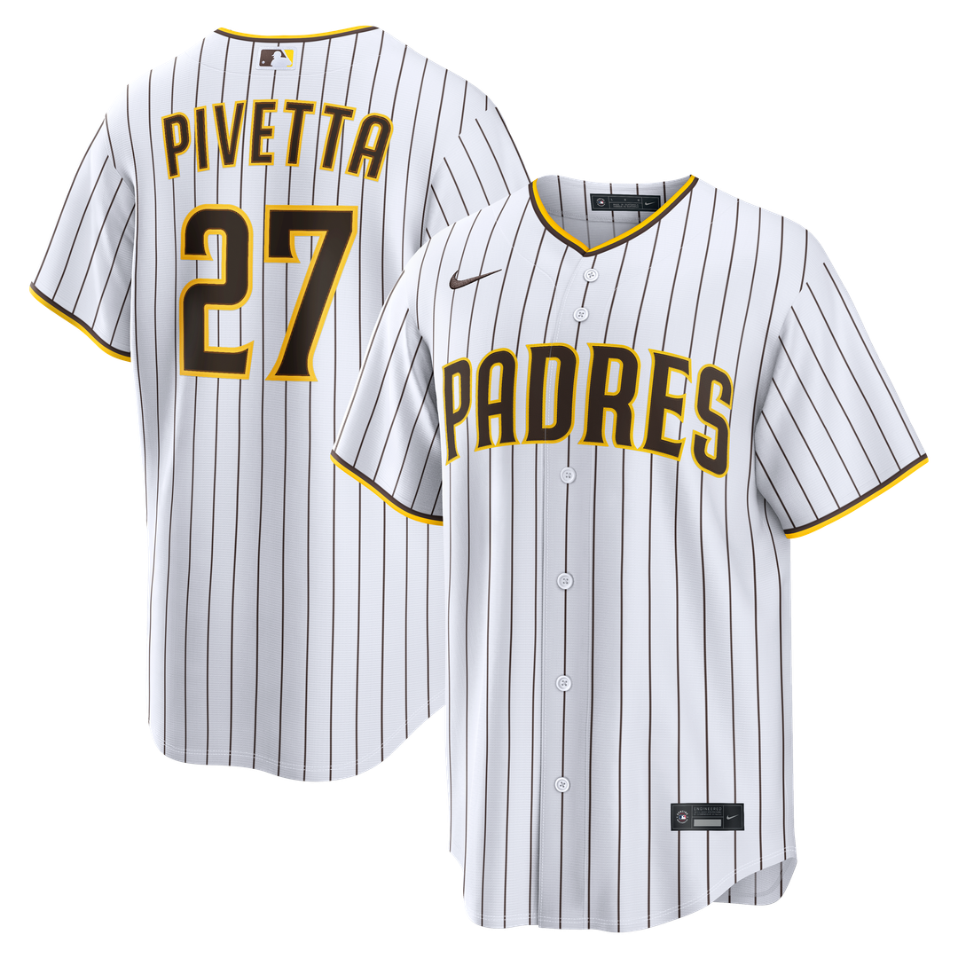 San Diego Padres Nick Pivetta Nike Home Replica Jersey - White Team Jersey Sports Fan Apparel