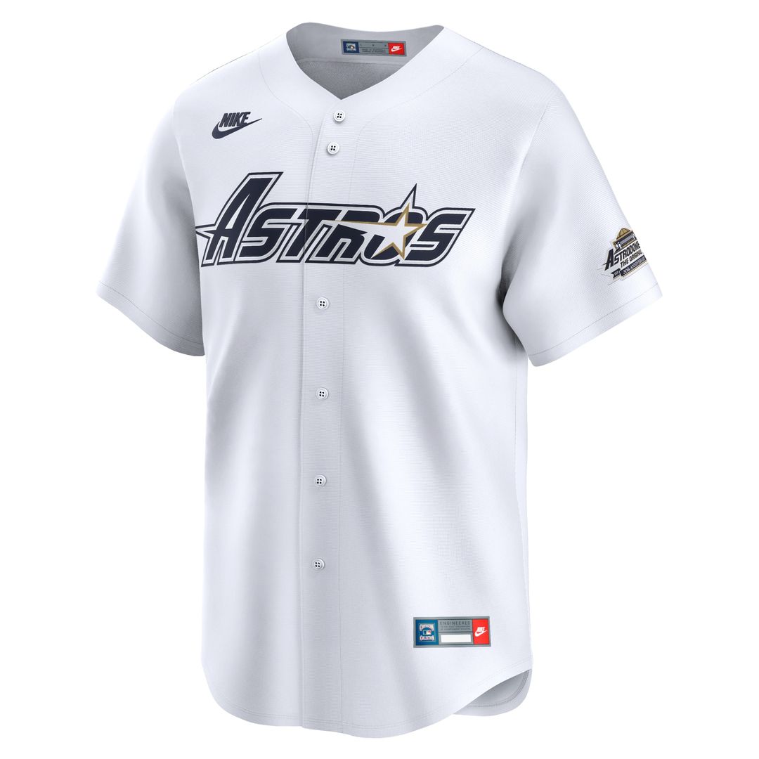 Houston Astros Craig Biggio Nike Throwback Cooperstown Limited Jersey - White Team Jersey Sports Fan Apparel