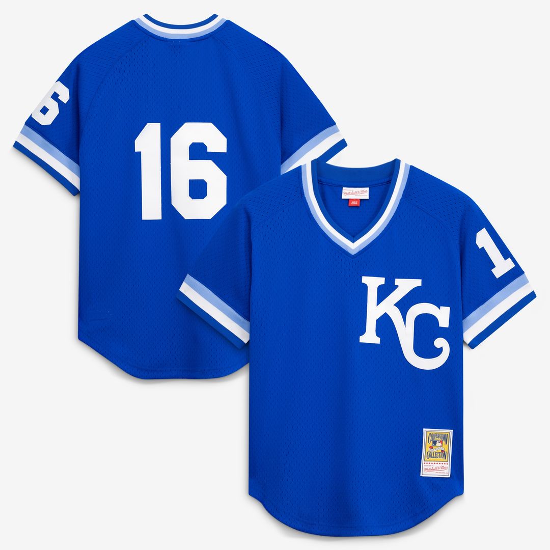 Kansas City Royals Bo Jackson Mitchell & Ness Authentic Batting Practice Jersey - Royal Team Jersey Sports Fan Apparel