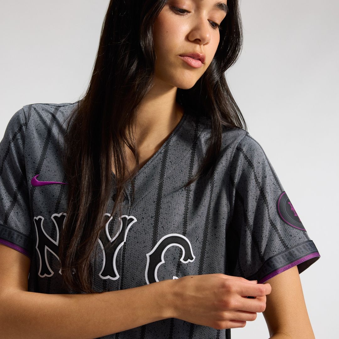 New York Mets Nike Women's City Connect Limited Jersey - Gray Team Jersey Sports Fan Apparel
