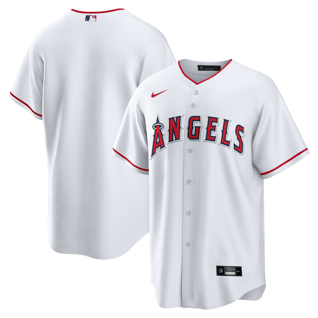 Los Angeles Angels Nike Home Big & Tall Replica Jersey - White Team Jersey Sports Fan Apparel