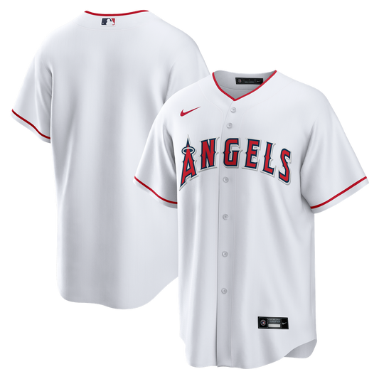 Los Angeles Angels Nike Home Big & Tall Replica Jersey - White Team Jersey Sports Fan Apparel