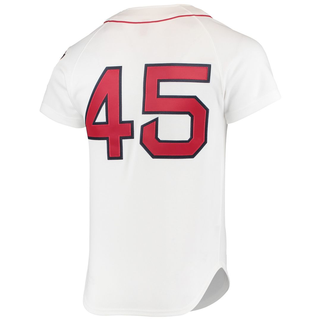 Boston Red Sox Pedro Martinez Mitchell & Ness 1999 Cooperstown Home Authentic Jersey - White Team Jersey Sports Fan Apparel