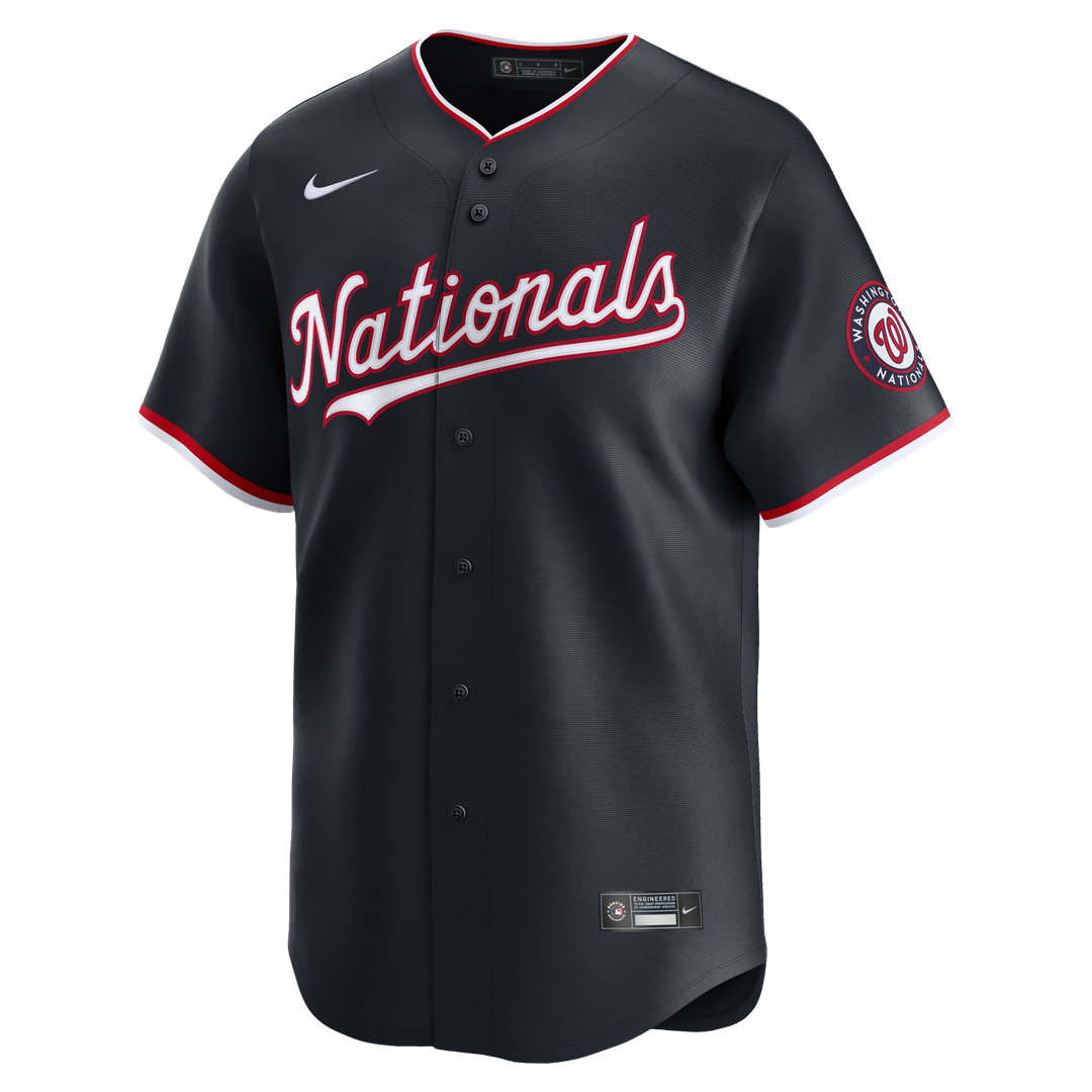 Washington Nationals James Wood Nike Alternate Limited Player Jersey - Navy Team Jersey Sports Fan Apparel