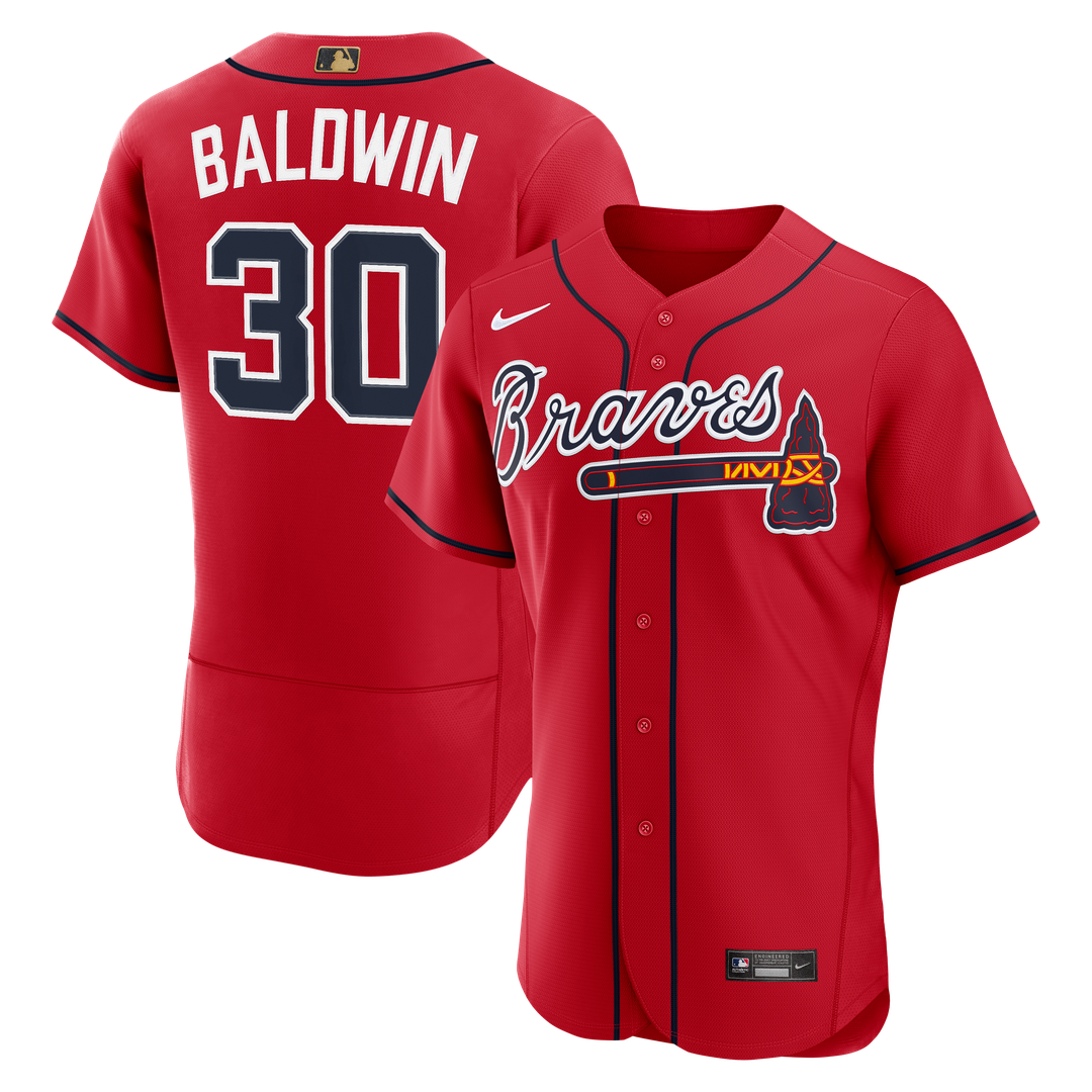 Atlanta Braves Drake Baldwin Nike MLB Awards Authentic Jersey - Red Team Jersey Sports Fan Apparel