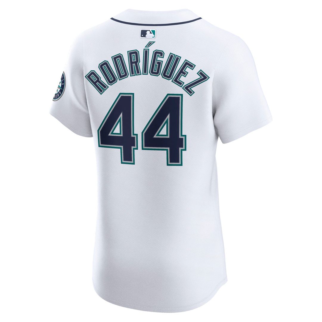 Seattle Mariners Julio Rodríguez Nike Home Elite Jersey - White Team Jersey Sports Fan Apparel
