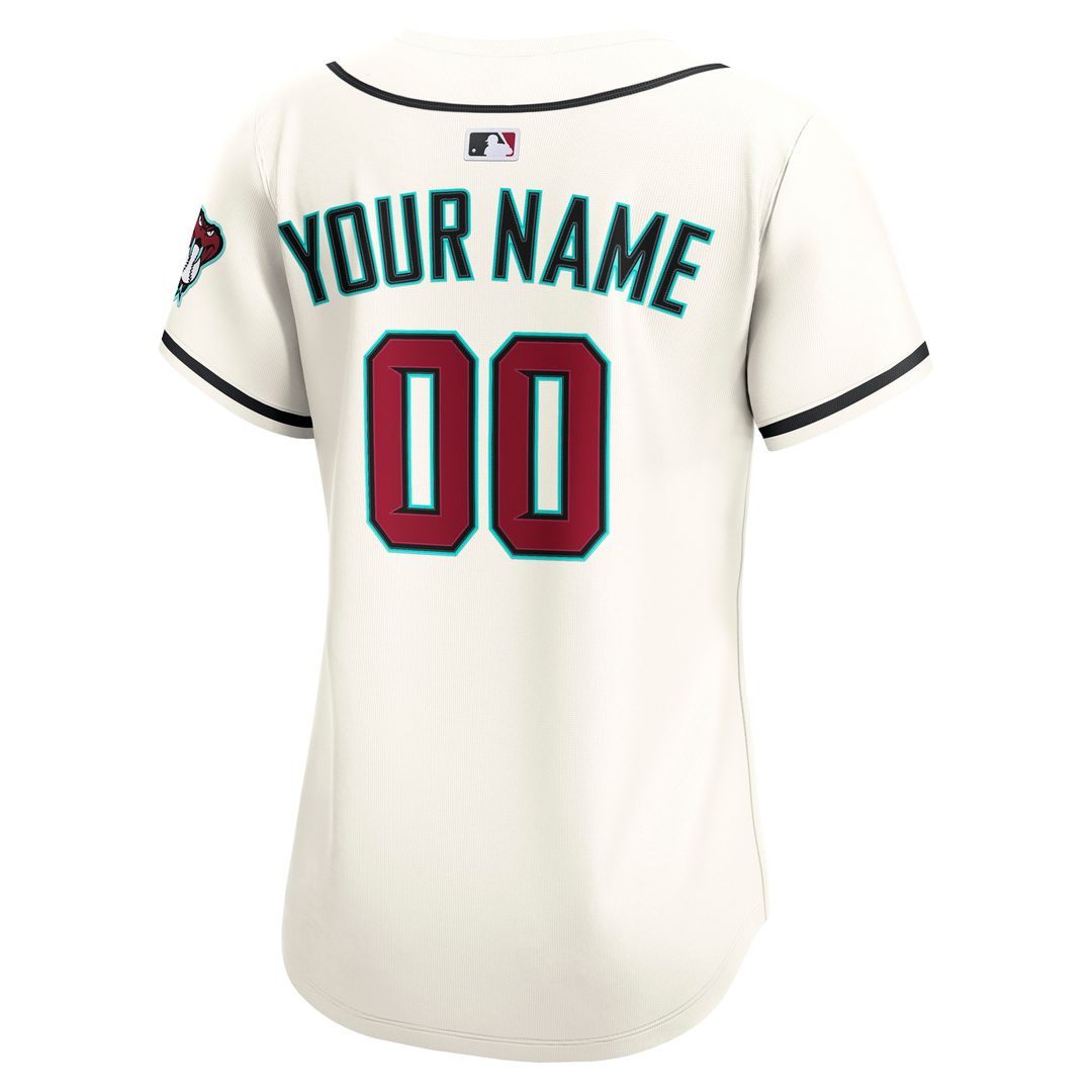 Arizona Diamondbacks Nike Women's Home Limited Custom Jersey - Cream Team Jersey Sports Fan Apparel