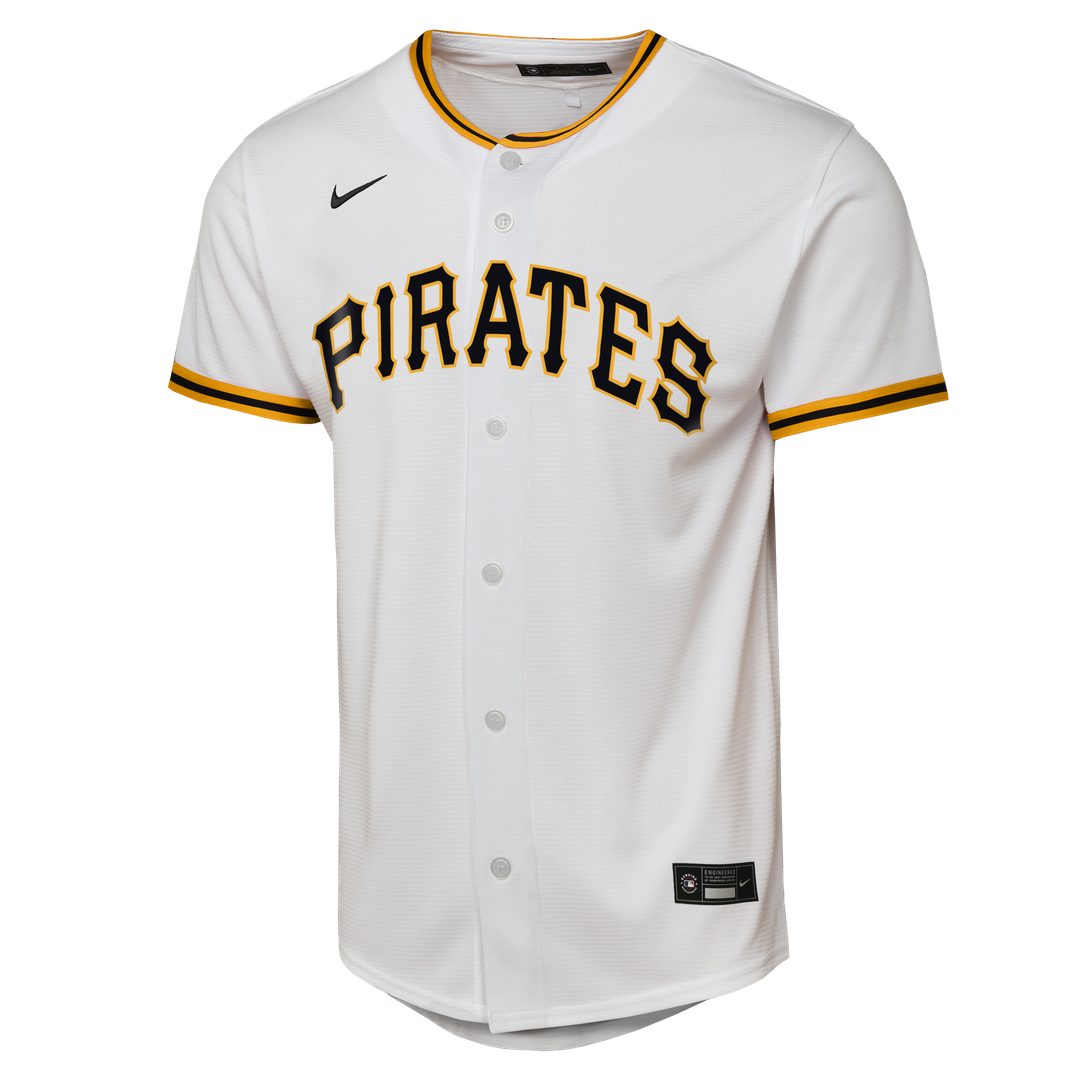 Pittsburgh Pirates Konnor Griffin Nike Youth Home Replica Jersey - White Team Jersey Sports Fan Apparel