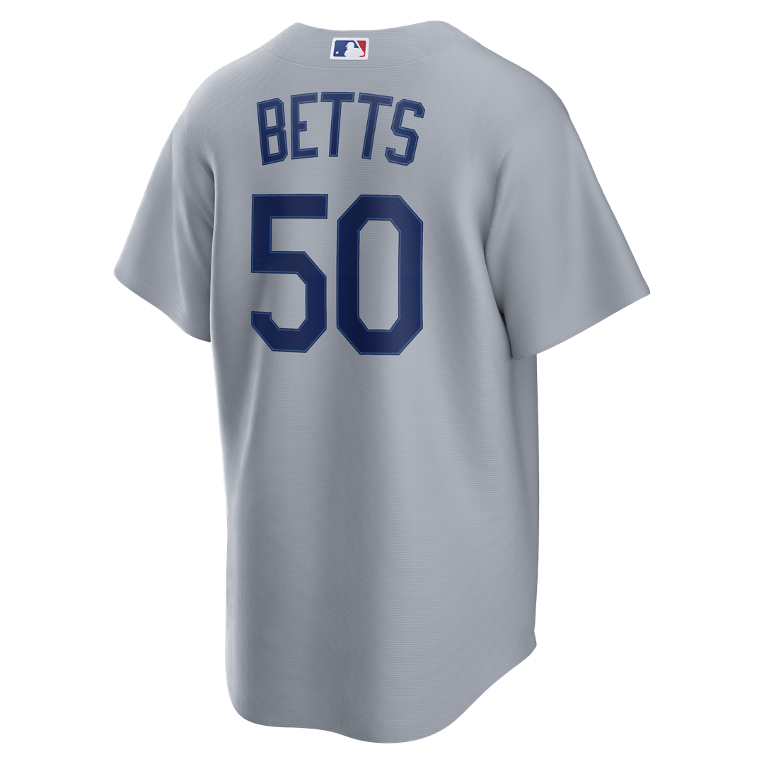 Los Angeles Dodgers Mookie Betts Nike Road Replica Jersey - Gray Team Jersey Sports Fan Apparel