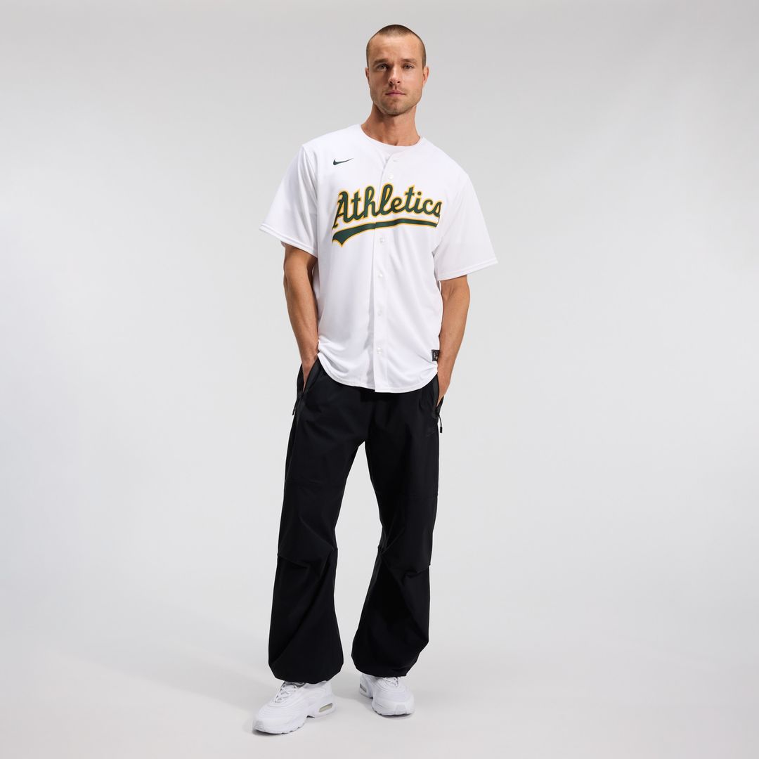 Athletics Nike Home Replica Team Jersey - White Team Jersey Sports Fan Apparel