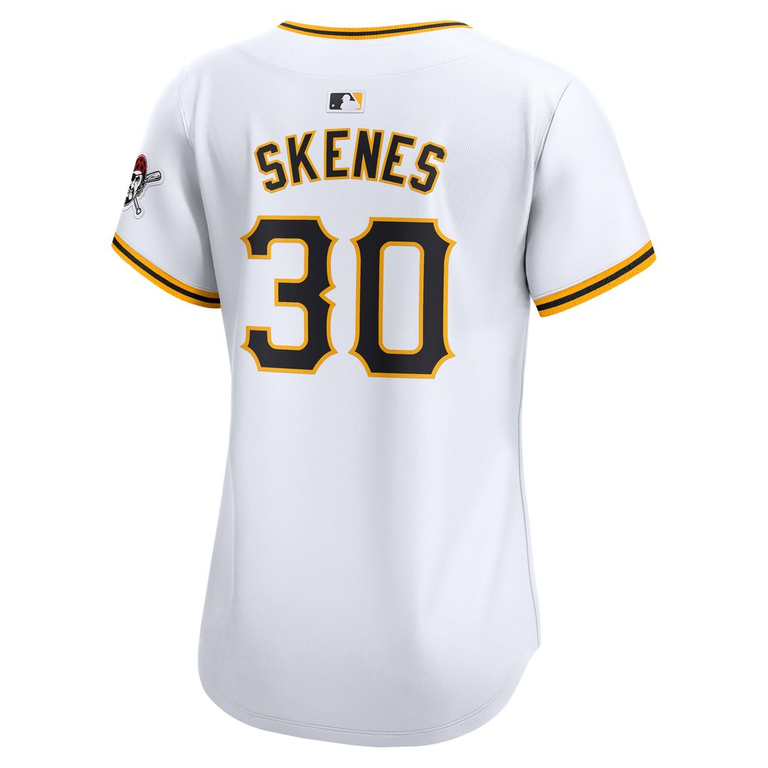 Pittsburgh Pirates Paul Skenes Nike Women's Home Limited Player Jersey - White Team Jersey Sports Fan Apparel