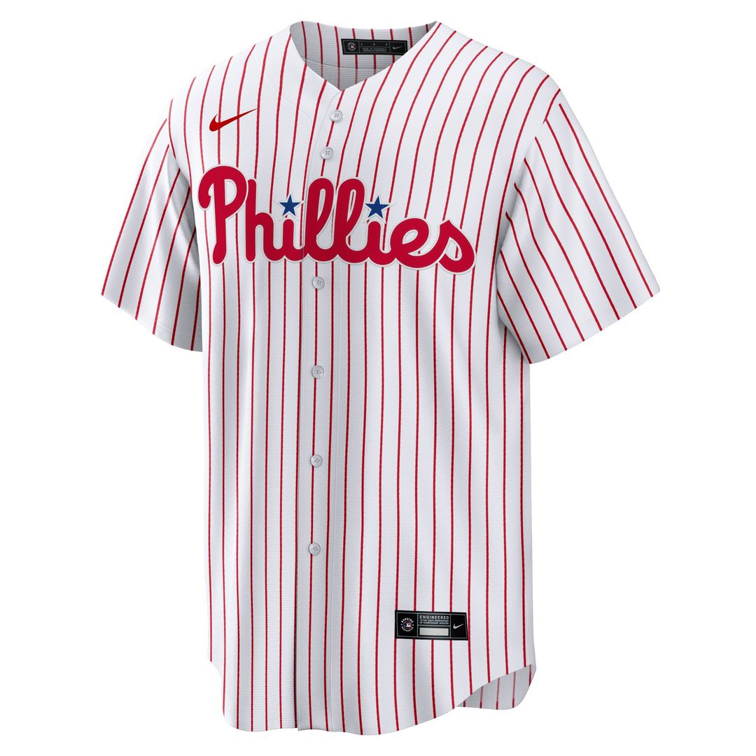 Philadelphia Phillies Justin Crawford Nike Home Replica Jersey - White Team Jersey Sports Fan Apparel