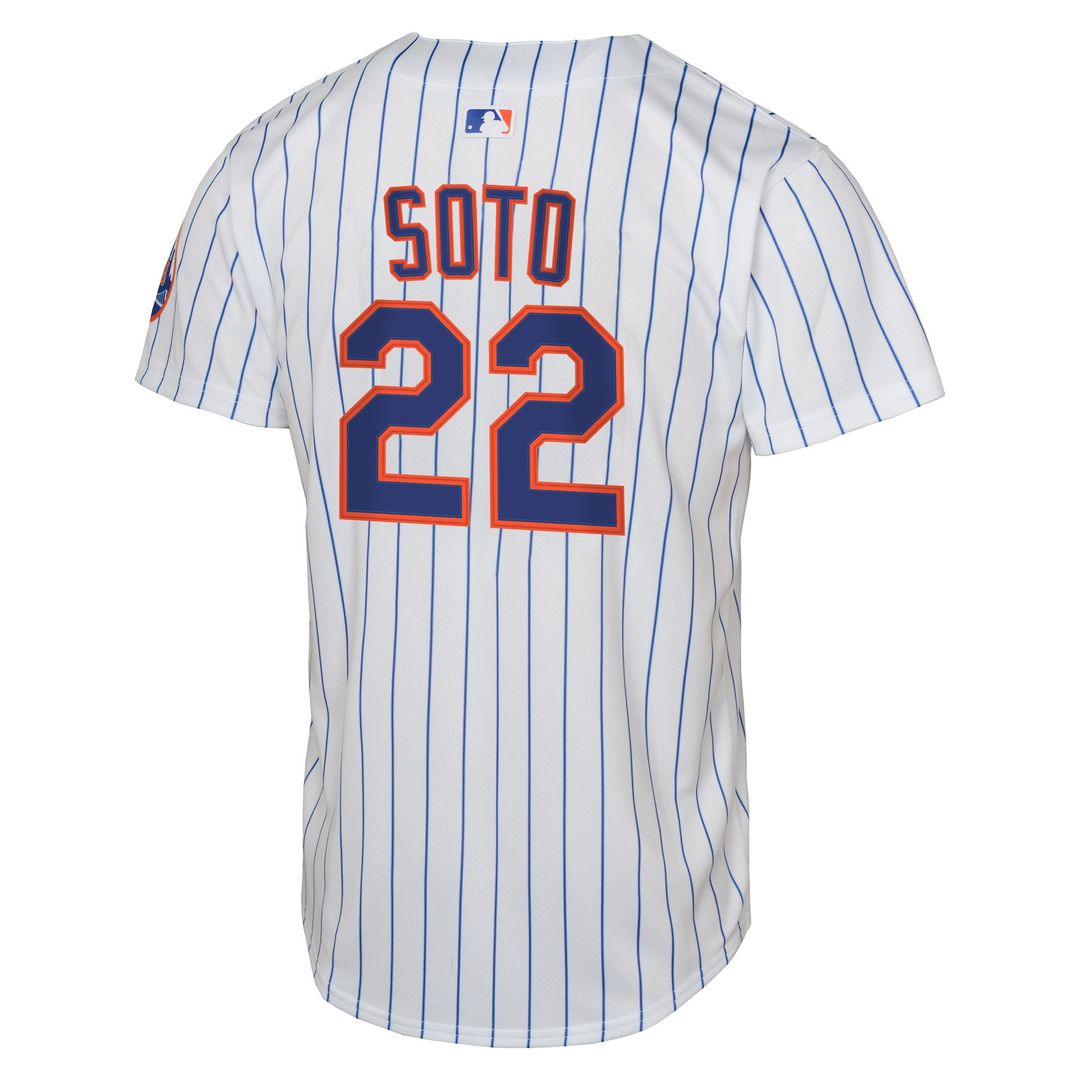 New York Mets Juan Soto Nike Youth Home Limited Player Jersey - White Team Jersey Sports Fan Apparel