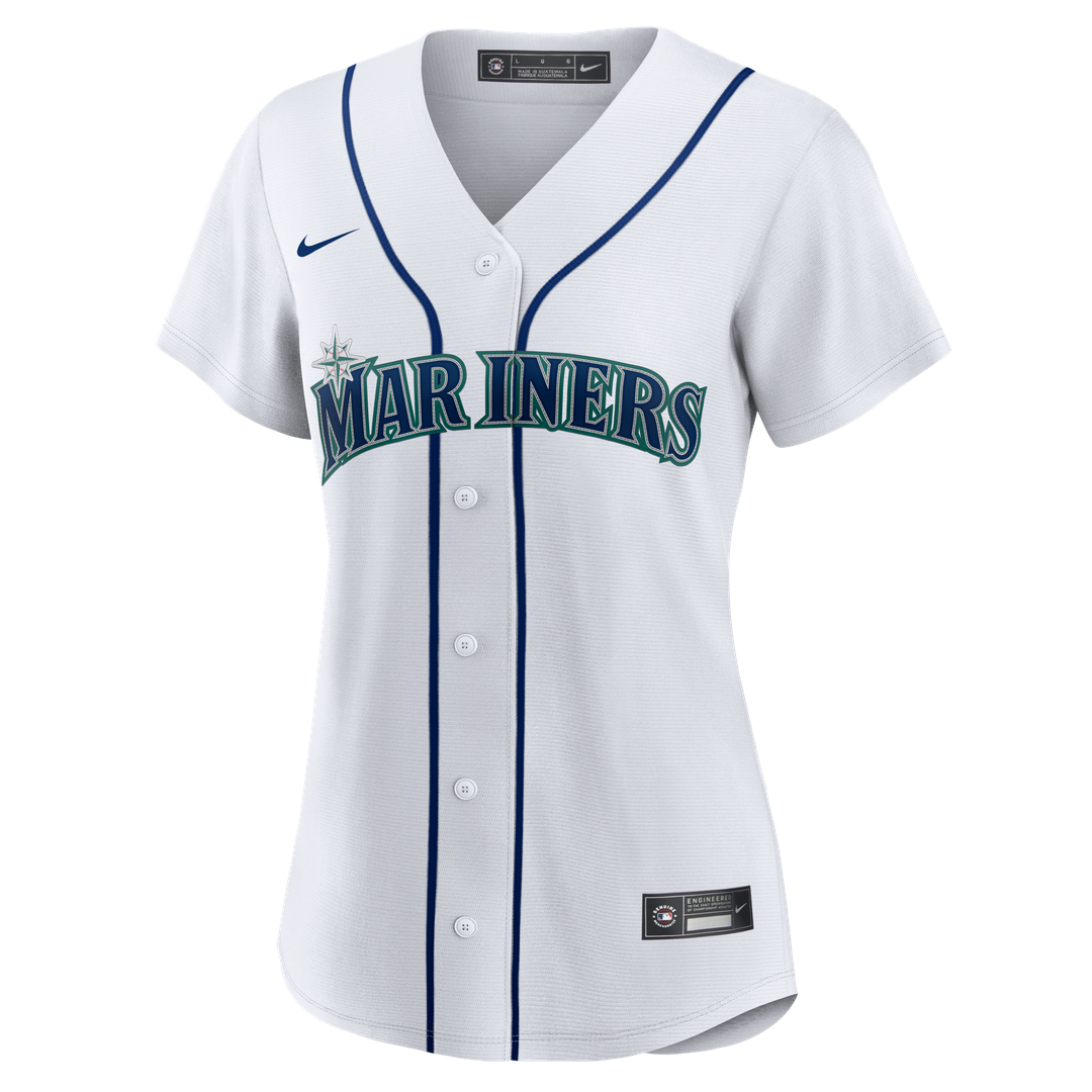 Seattle Mariners Cal Raleigh Nike Women's Home Replica Jersey - White Team Jersey Sports Fan Apparel