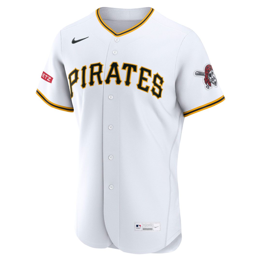 Pittsburgh Pirates Nike Home Authentic Jersey - White Team Jersey Sports Fan Apparel