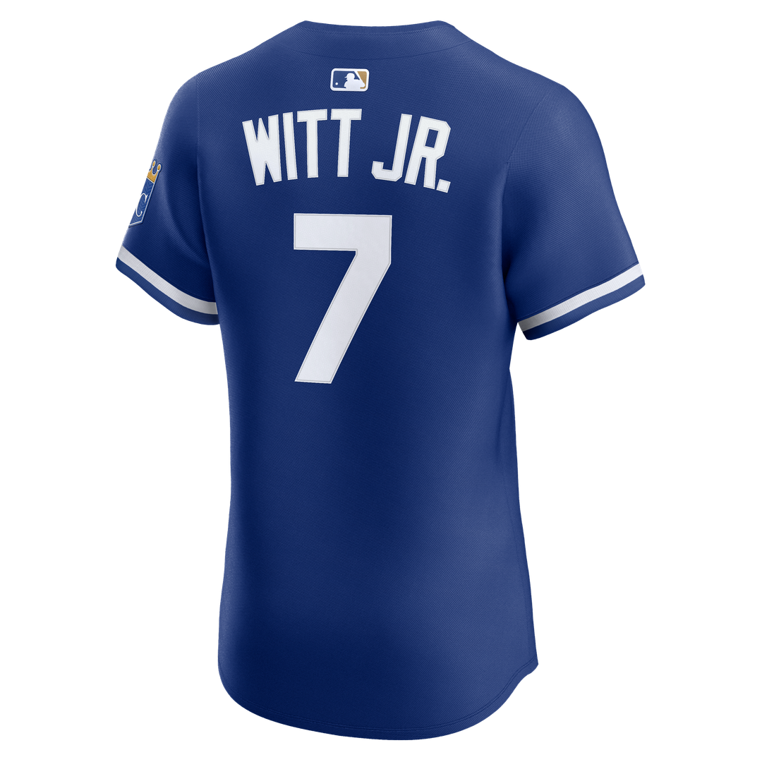 Kansas City Royals Bobby Witt Jr. Nike Alternate 2 Elite Player Jersey - Royal Team Jersey Sports Fan Apparel