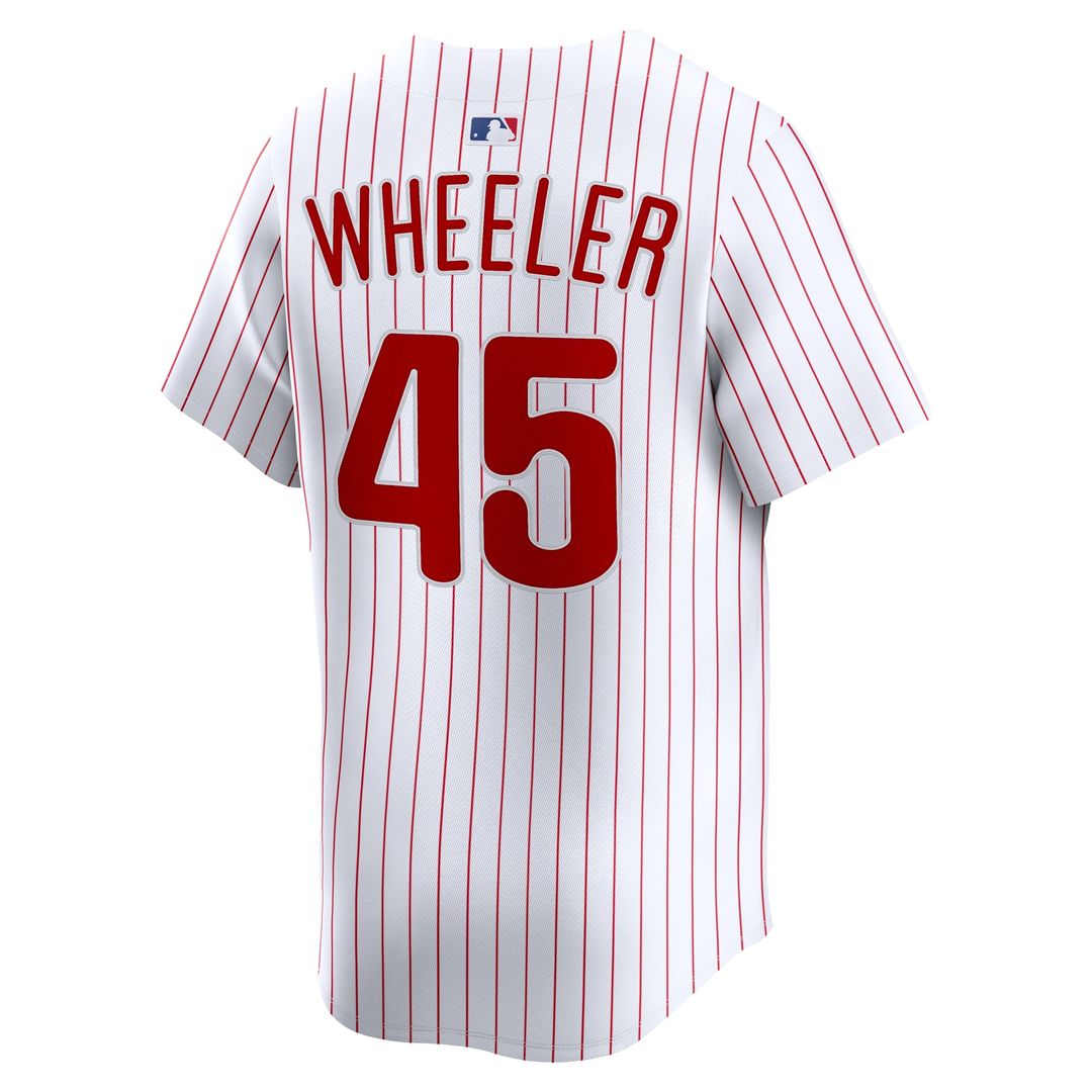 Philadelphia Phillies Zack Wheeler Nike Home Limited Player Jersey - White Team Jersey Sports Fan Apparel