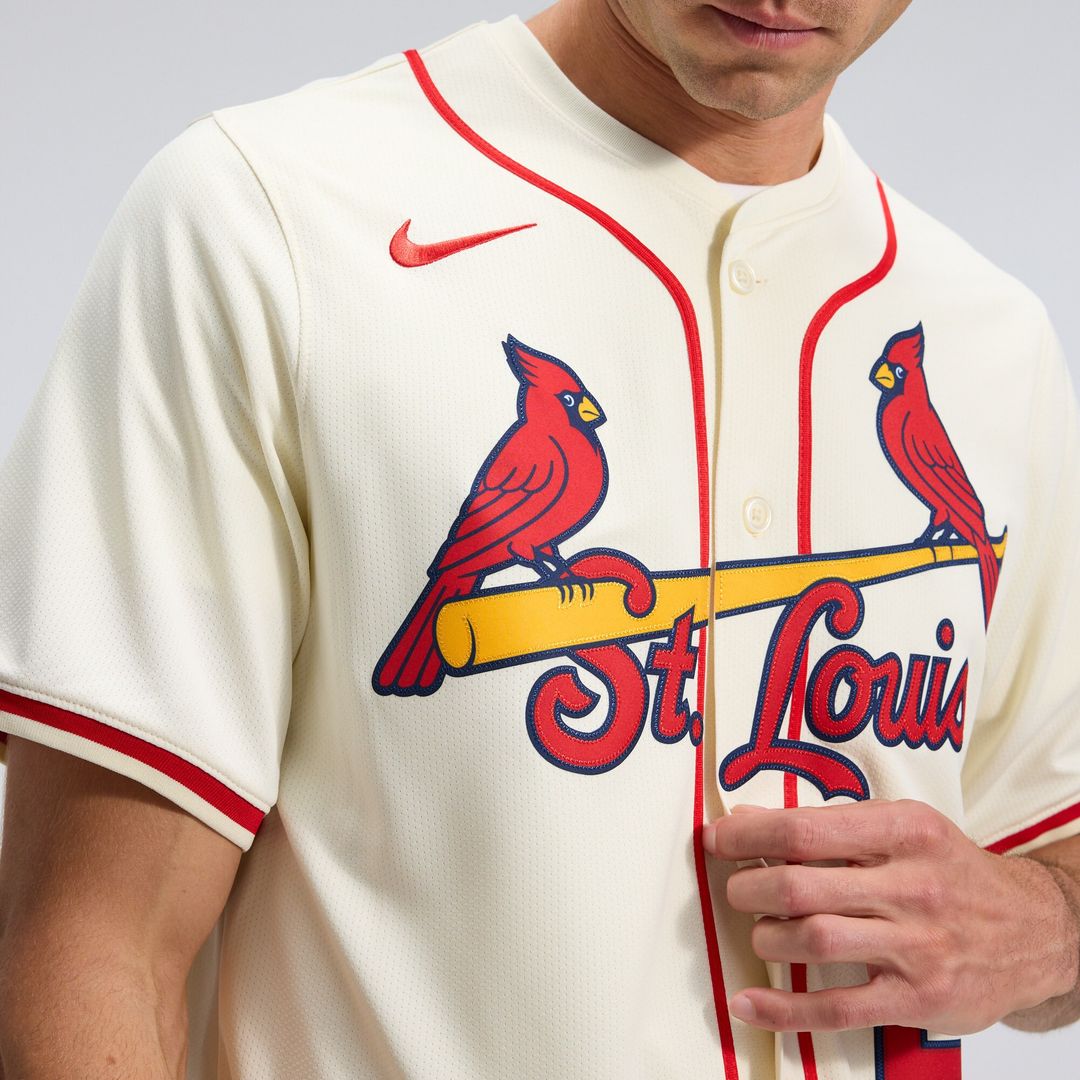 St. Louis Cardinals Lars Nootbaar Nike Alternate 2 Limited Jersey - Cream Team Jersey Sports Fan Apparel