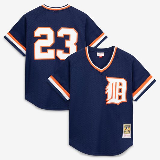 Detroit Tigers Kirk Gibson Mitchell & Ness Authentic Batting Practice Jersey - Navy Team Jersey Sports Fan Apparel