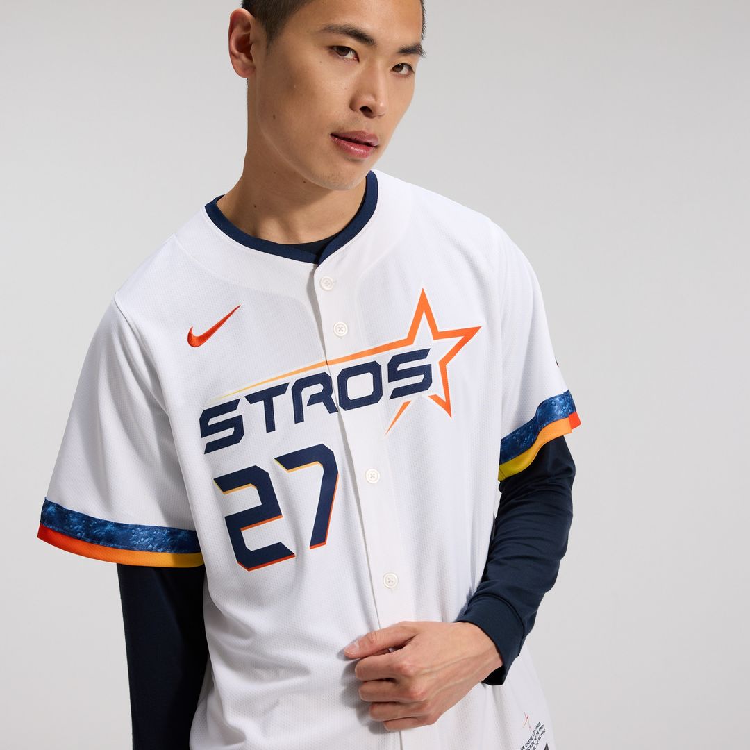 Houston Astros Jose Altuve Nike 2025 City Connect Limited Player Jersey - White Team Jersey Sports Fan Apparel