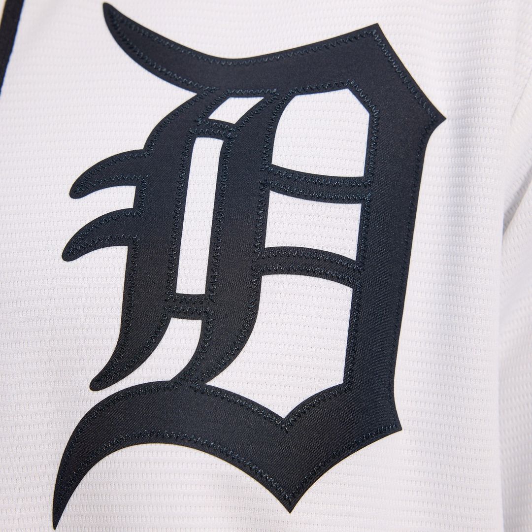 Detroit Tigers Nike Home Replica Jersey - White Team Jersey Sports Fan Apparel