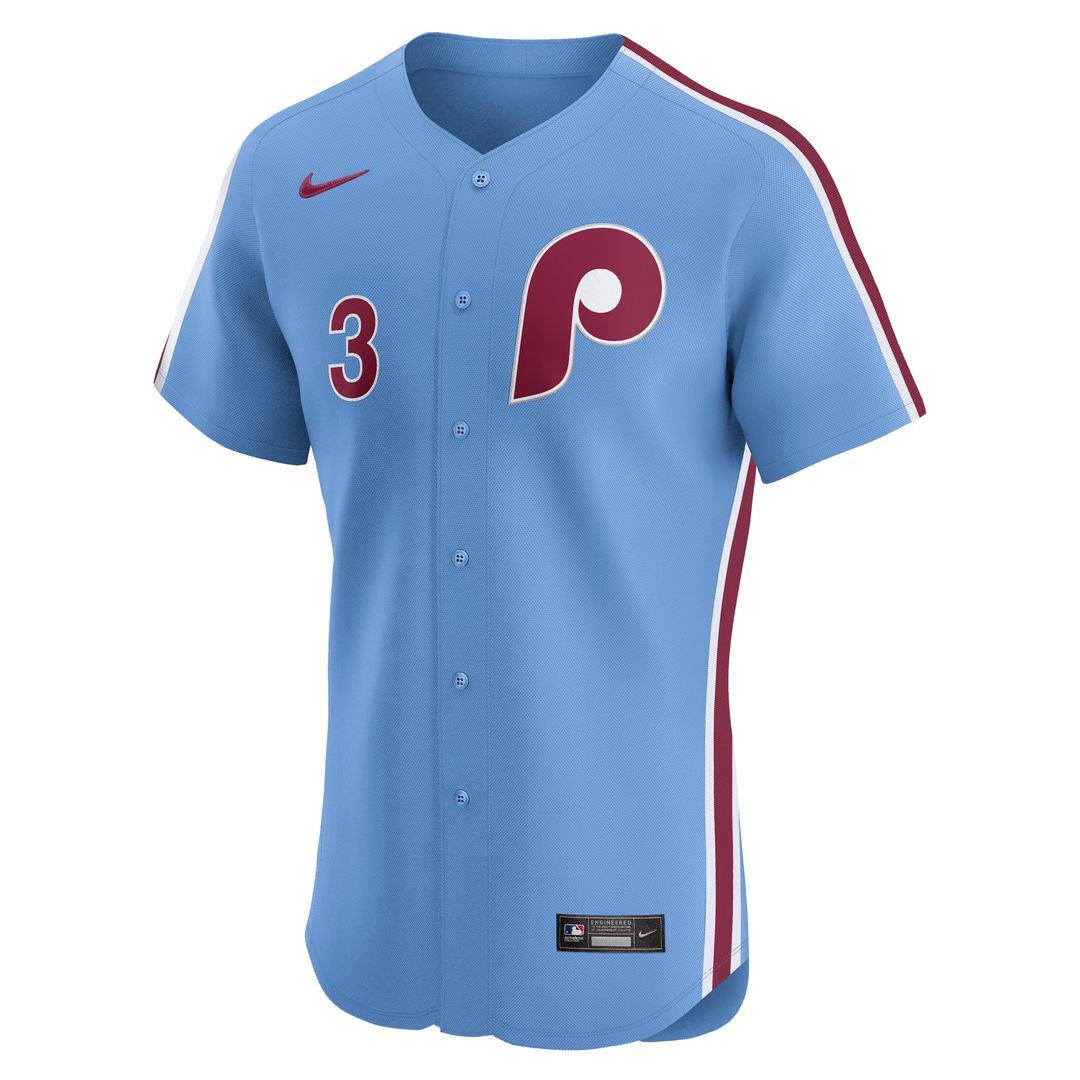Philadelphia Phillies Bryce Harper Nike Alternate Elite Jersey - Light Blue Team Jersey Sports Fan Apparel