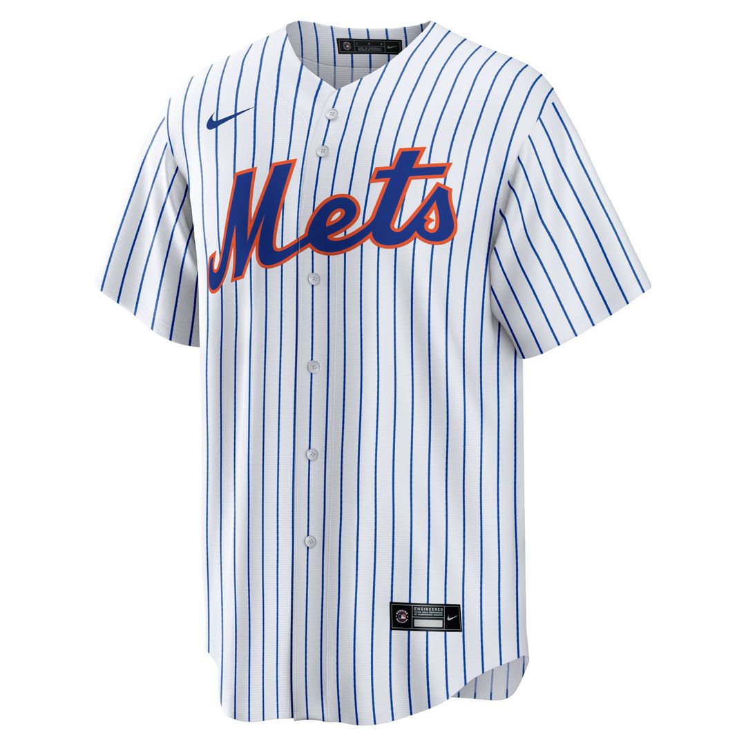 New York Mets Nike Home Replica Team Jersey - White Team Jersey Sports Fan Apparel