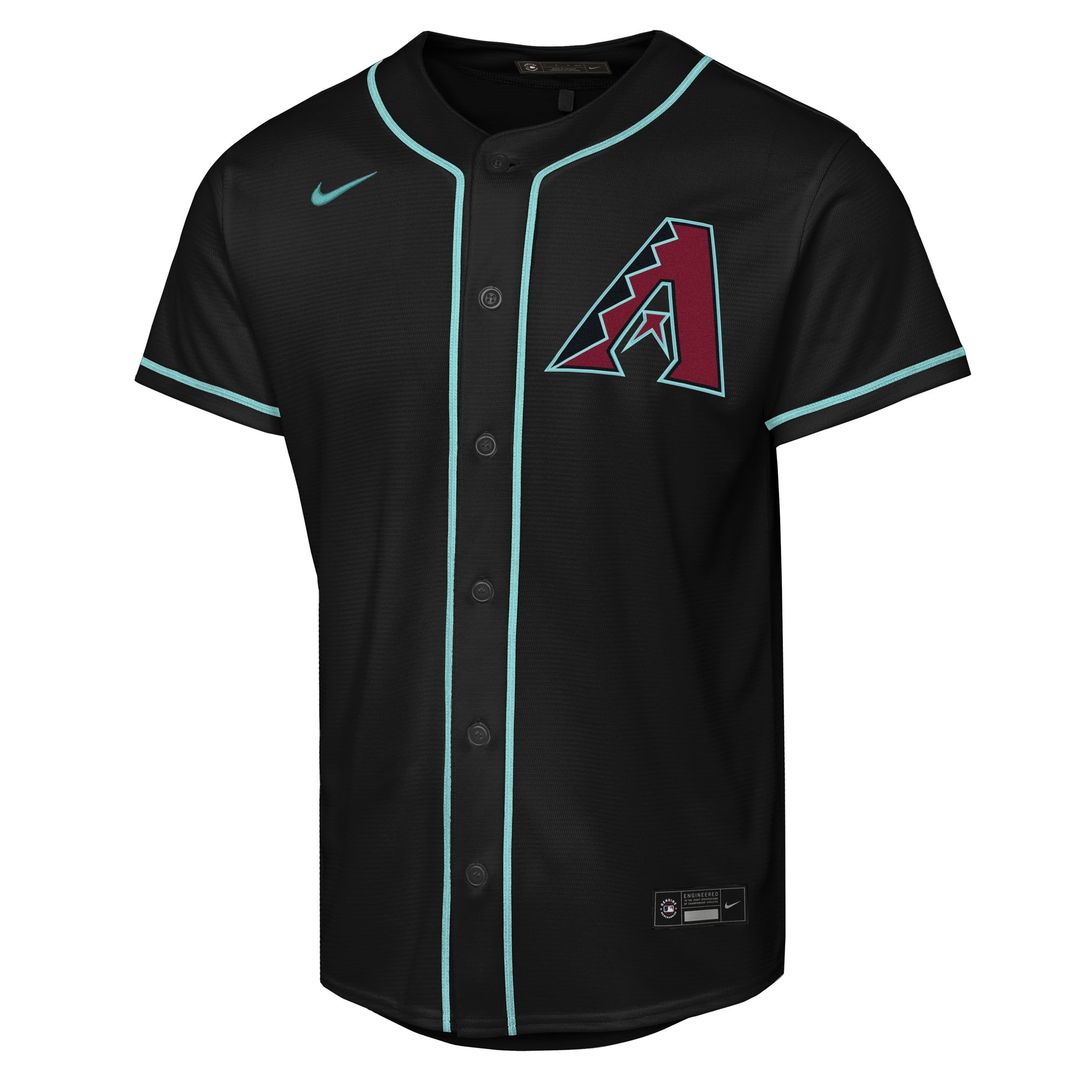 Arizona Diamondbacks Corbin Carroll Nike Youth Alternate Replica Jersey - Black Team Jersey Sports Fan Apparel