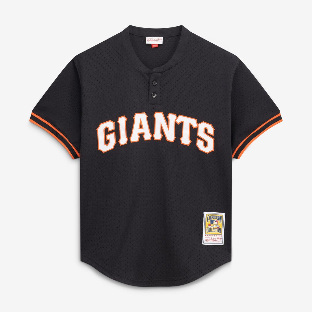 San Francisco Giants Matt Williams Mitchell & Ness Authentic Batting Practice Jersey - Black Team Jersey Sports Fan Apparel