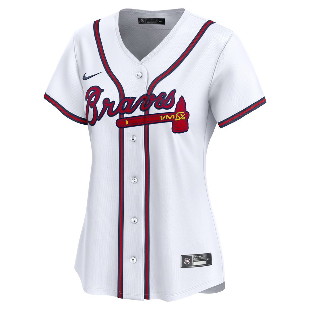 Atlanta Braves Ronald Acuna Nike Women's Home Limited Player Jersey - White Team Jersey Sports Fan Apparel