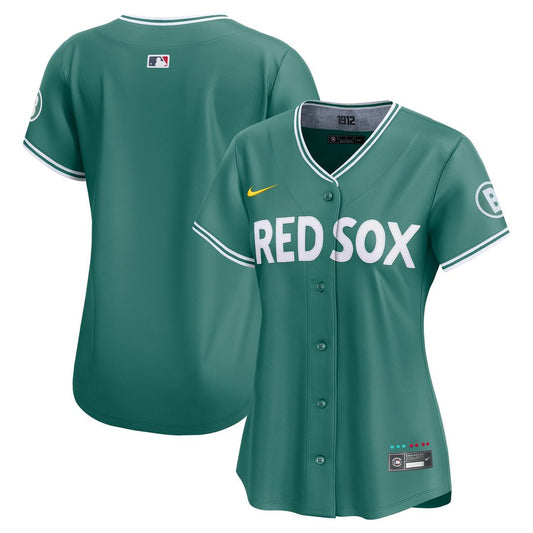 Boston Red Sox Nike Women's 2025 City Connect Limited Jersey - Green Team Jersey Sports Fan Apparel