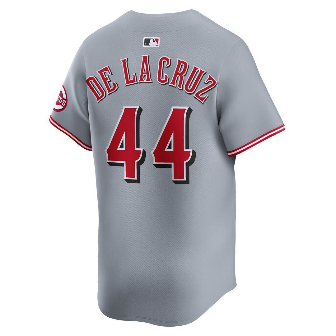 Cincinnati Reds Elly De La Cruz Nike Road Limited Player Jersey - Gray Team Jersey Sports Fan Apparel