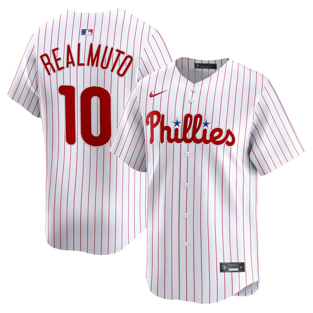 Philadelphia Phillies J.T. Realmuto Nike Home Limited Player Jersey - White Team Jersey Sports Fan Apparel