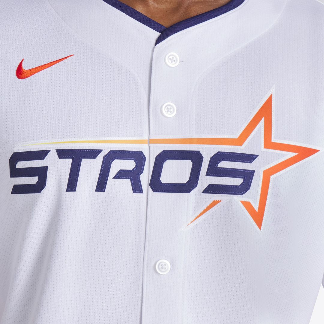 Houston Astros Nike 2025 City Connect Limited Jersey - White Team Jersey Sports Fan Apparel