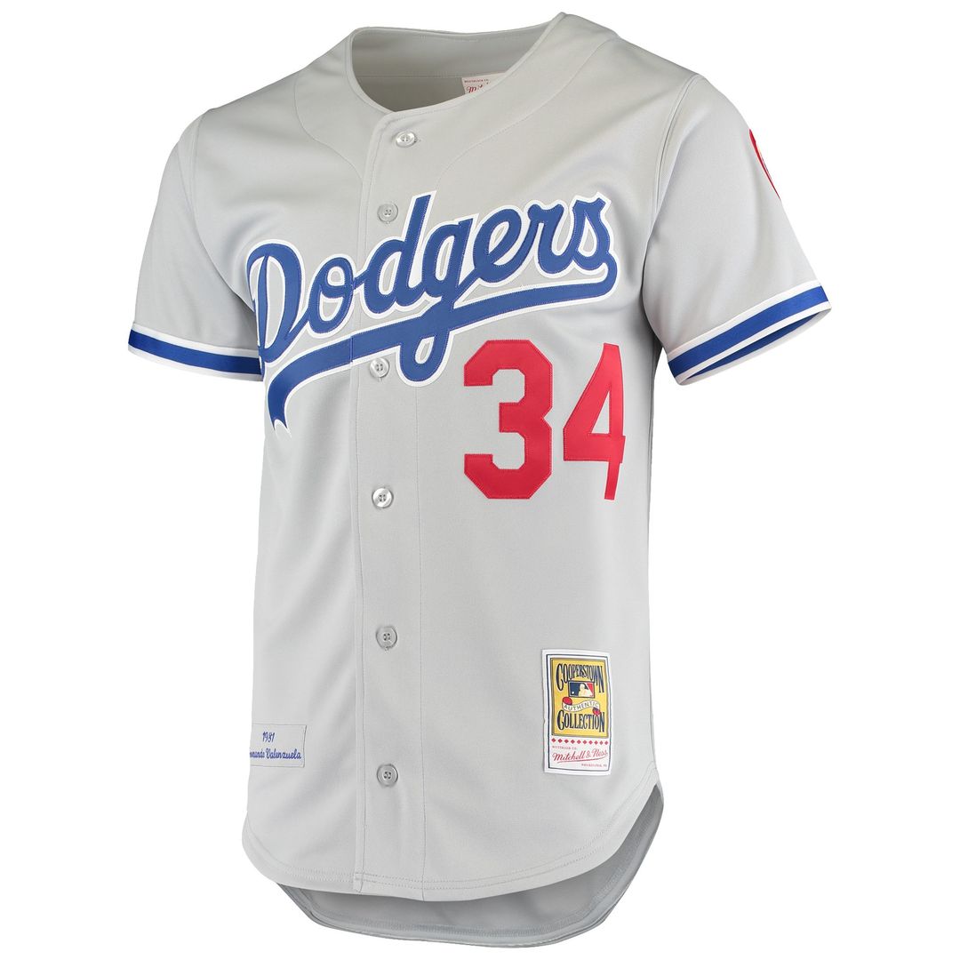 Los Angeles Dodgers Fernando Valenzuela Mitchell & Ness Authentic Jersey - White Team Jersey Sports Fan Apparel