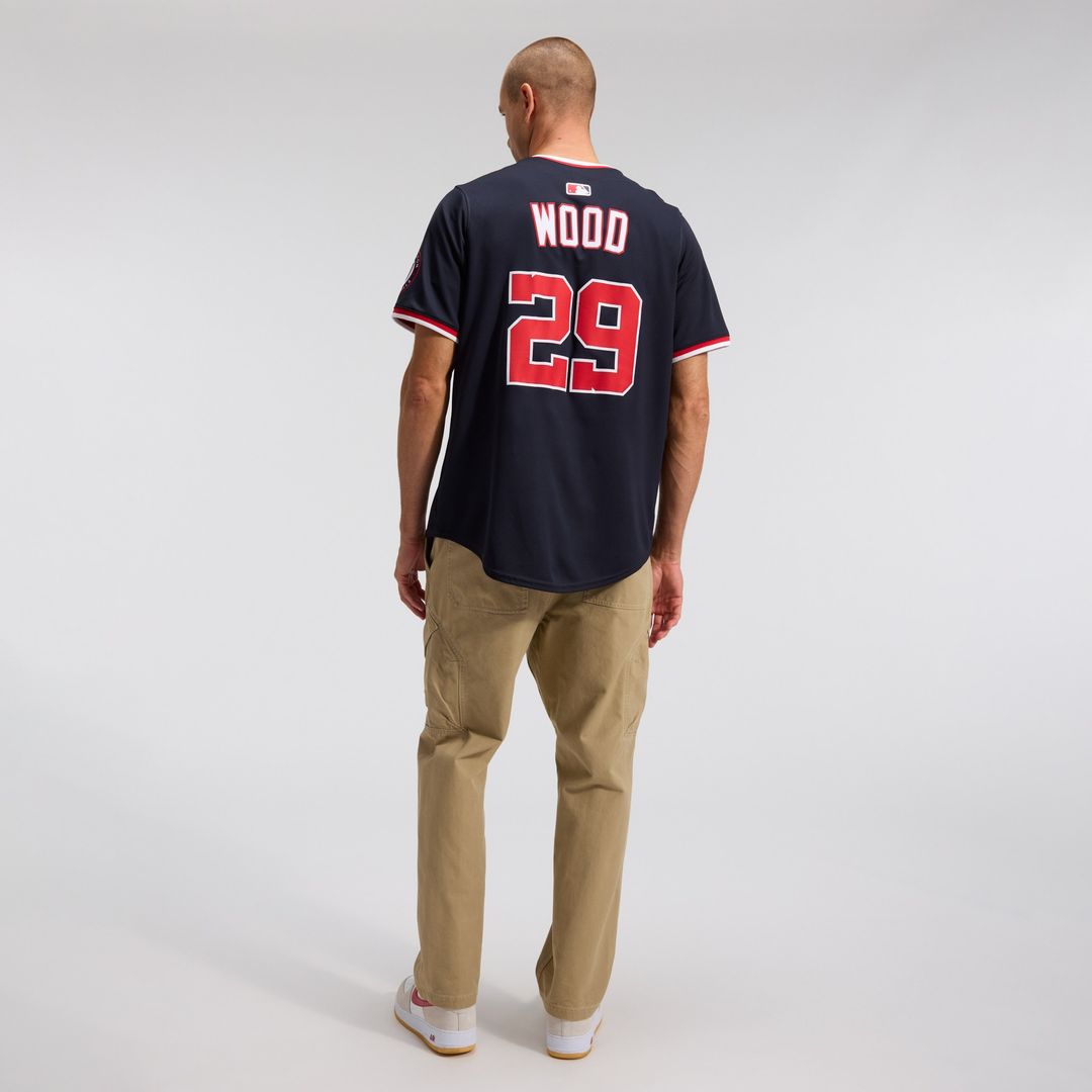 Washington Nationals James Wood Nike Alternate Limited Player Jersey - Navy Team Jersey Sports Fan Apparel