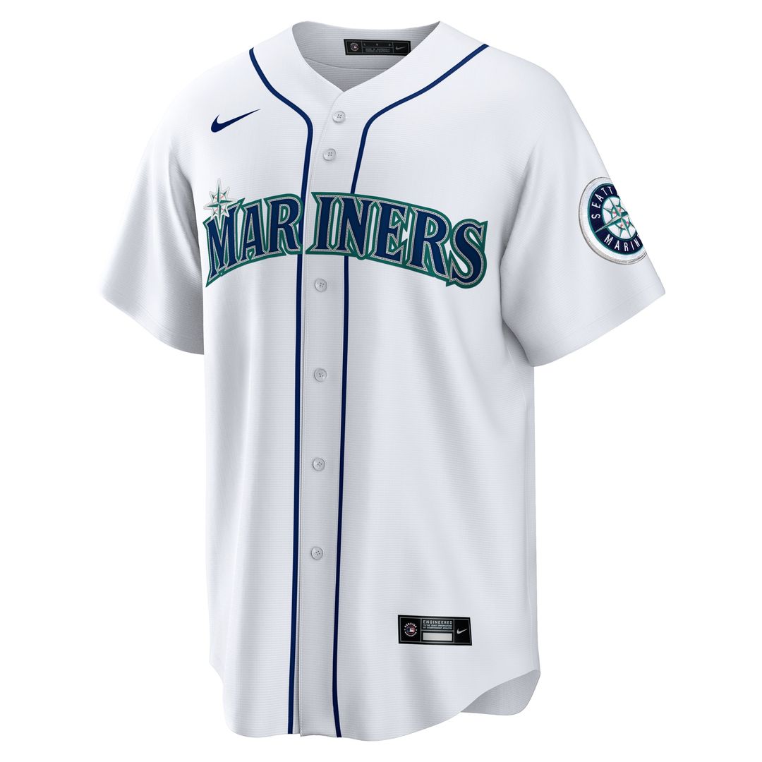 Seattle Mariners Ken Griffey Jr. Nike Home Replica Jersey - White Team Jersey Sports Fan Apparel