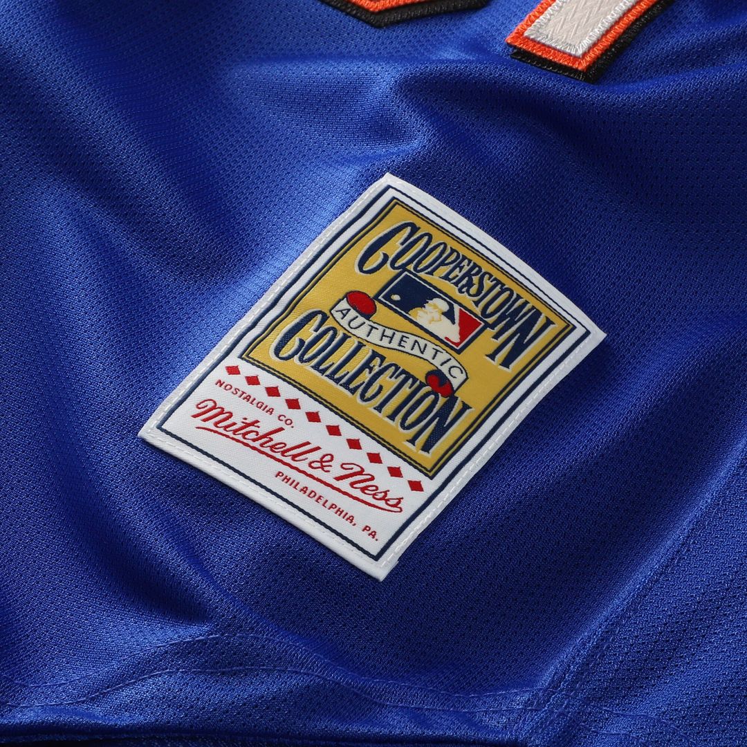 New York Mets Mike Piazza Mitchell & Ness Cooperstown Mesh Batting Practice Button - Up Jersey - Royal Team Jersey Sports Fan Apparel