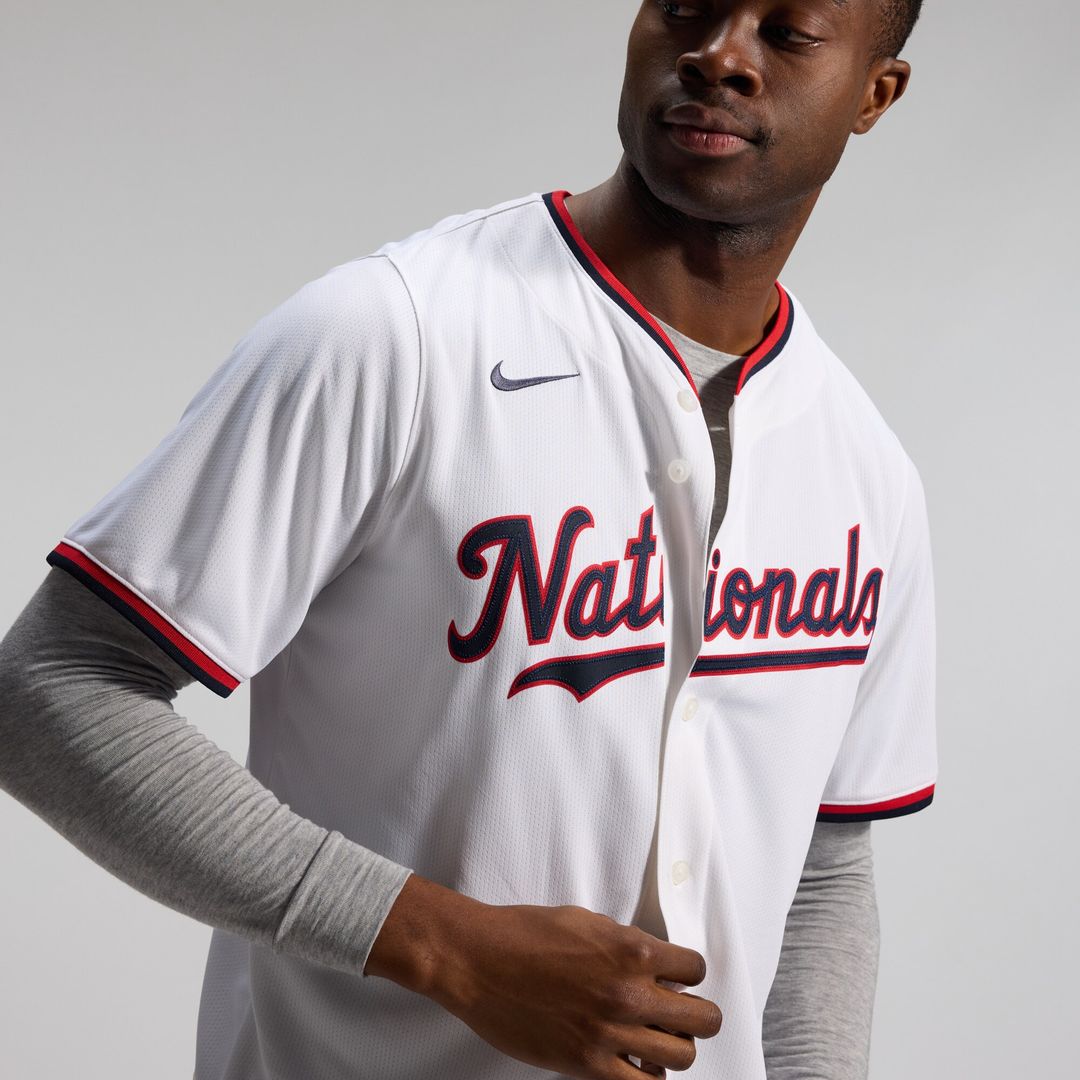Washington Nationals Nike Home Limited Jersey - White Team Jersey Sports Fan Apparel