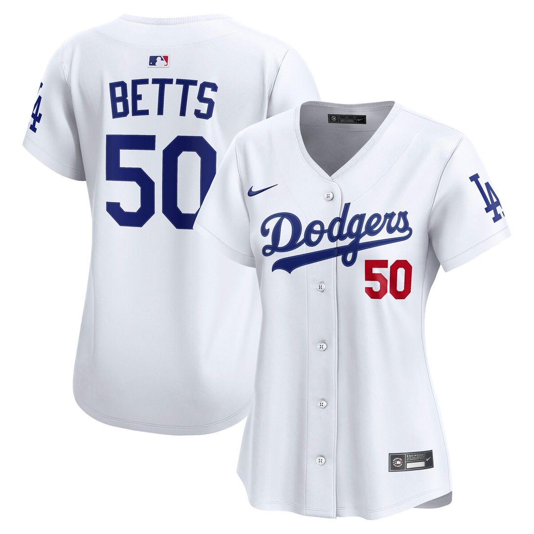 Los Angeles Dodgers Mookie Betts Nike Women's Alternate 2 Limited Player Jersey - Royal Team Jersey Sports Fan Apparel