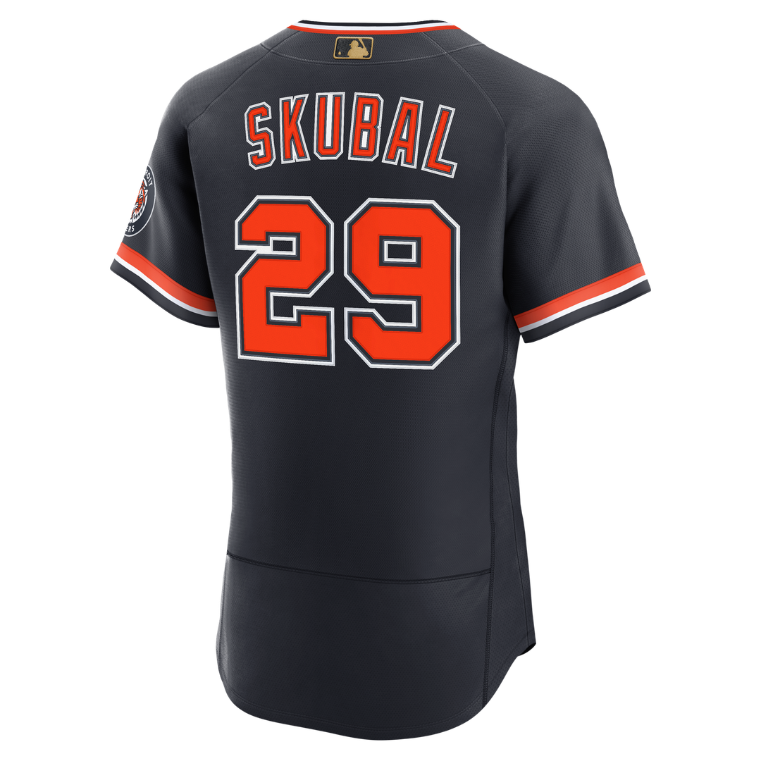 Detroit Tigers Tarik Skubal Nike Alternate MLB Awards Authentic Jersey - Navy Team Jersey Sports Fan Apparel