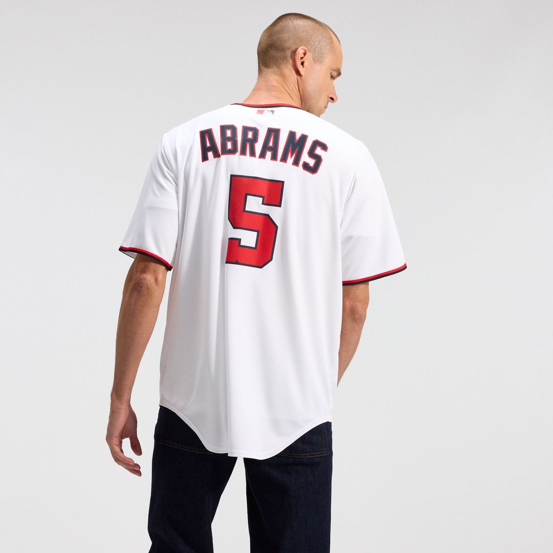 Washington Nationals CJ Abrams Nike Home Replica Jersey - White Team Jersey Sports Fan Apparel